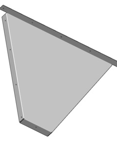 Side cover for ceiling inlet BDBR